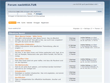 Tablet Screenshot of forum.nacktkultur.org